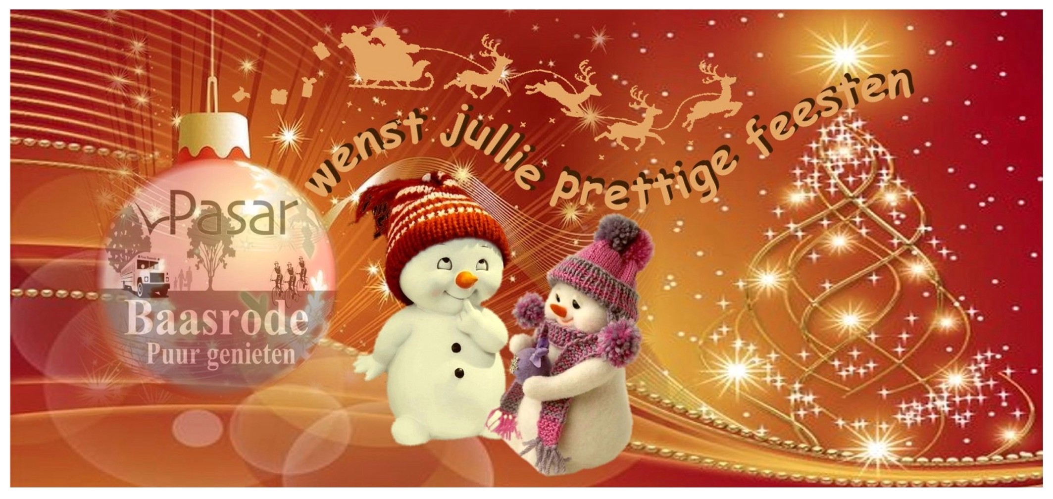 Pasar Baasrode wenst jullie prettige feesten