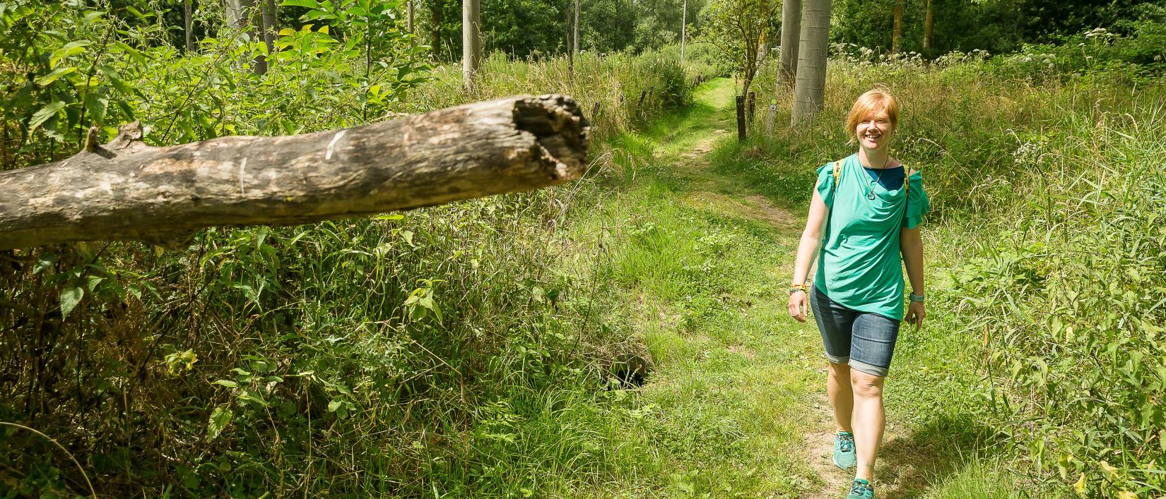 Vrijer in de natuur