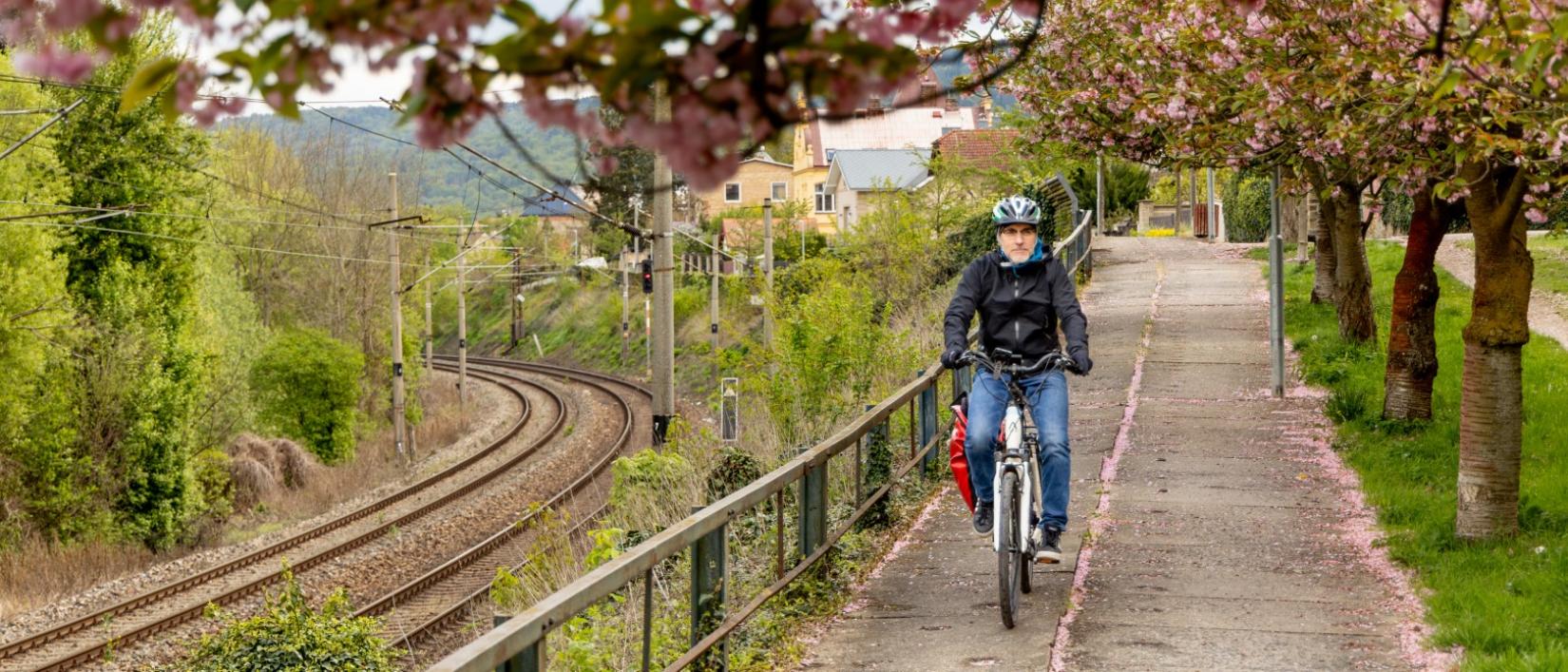 Fietsen Praag