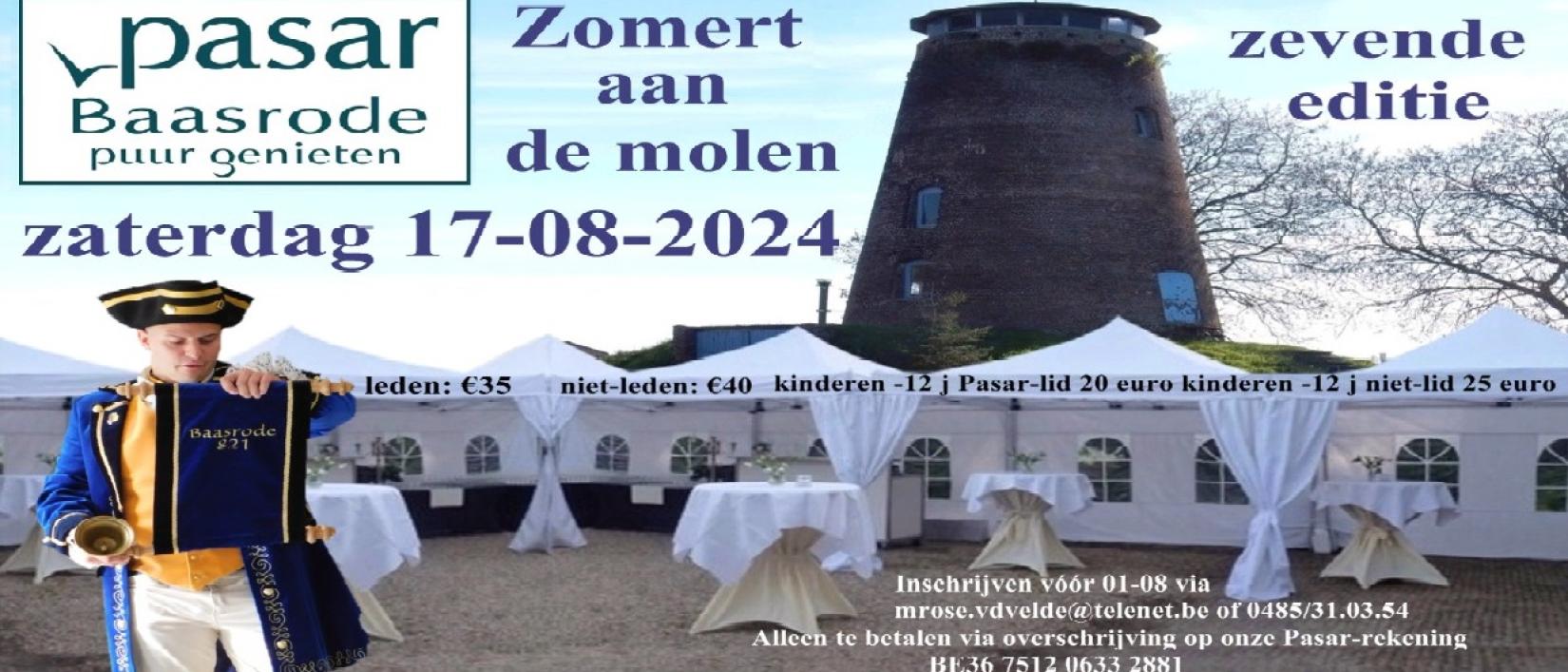 zevende editie Pasar Baasrode zomert aan de molen