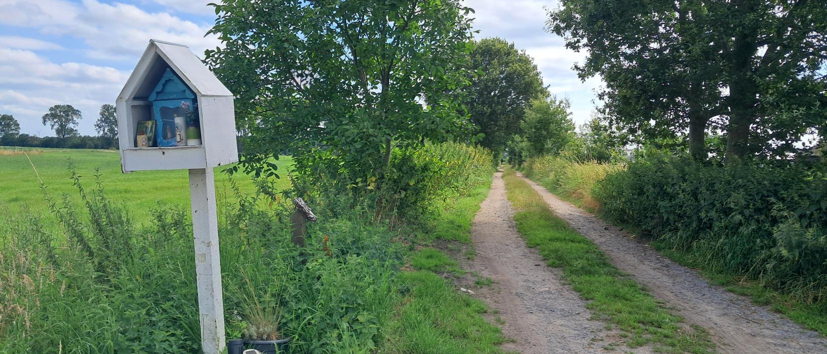 Trage weg Stuivenberg tussen Ertvelde en Oosteeklo