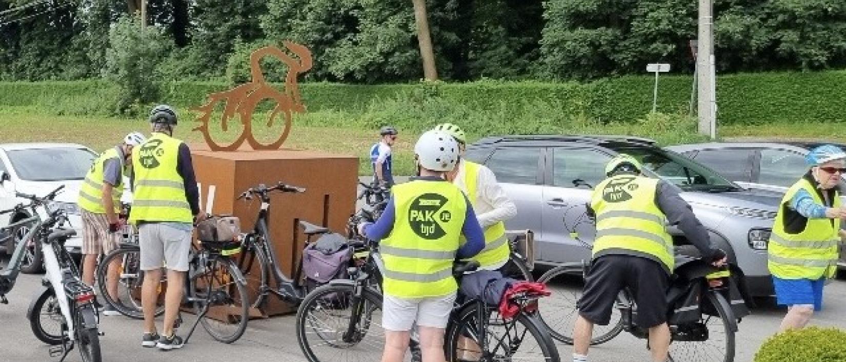 Pasar Liedekerke op fietstocht bij Remco.