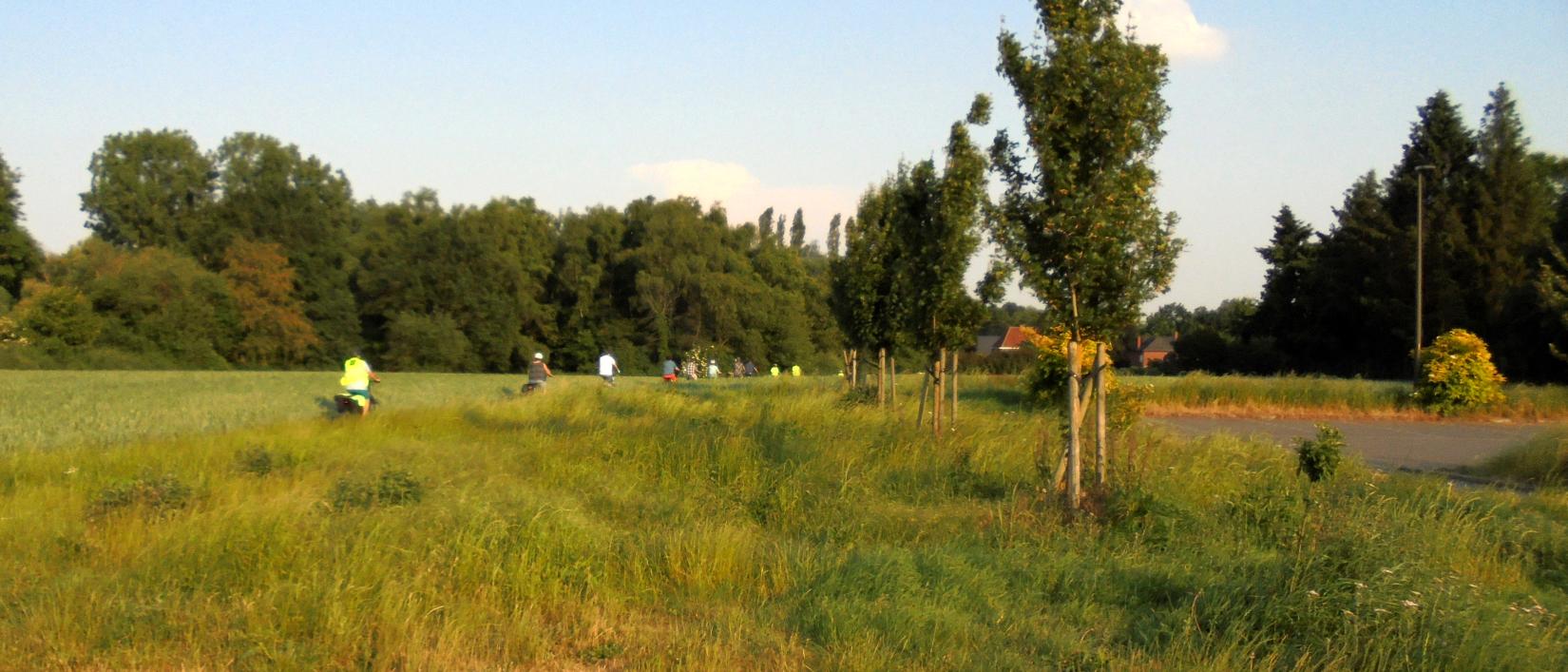 Pasar Zemst fietst in de natuur