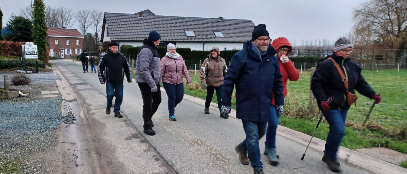 sfeerbeeld van onze nieuwjaarswandeling van 2024