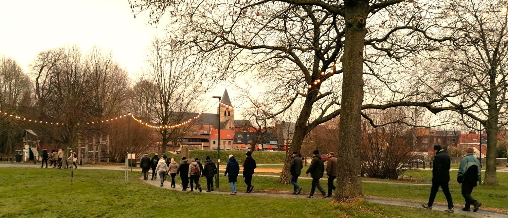 Hof ten Hemelrijk en kerk van Opwijk