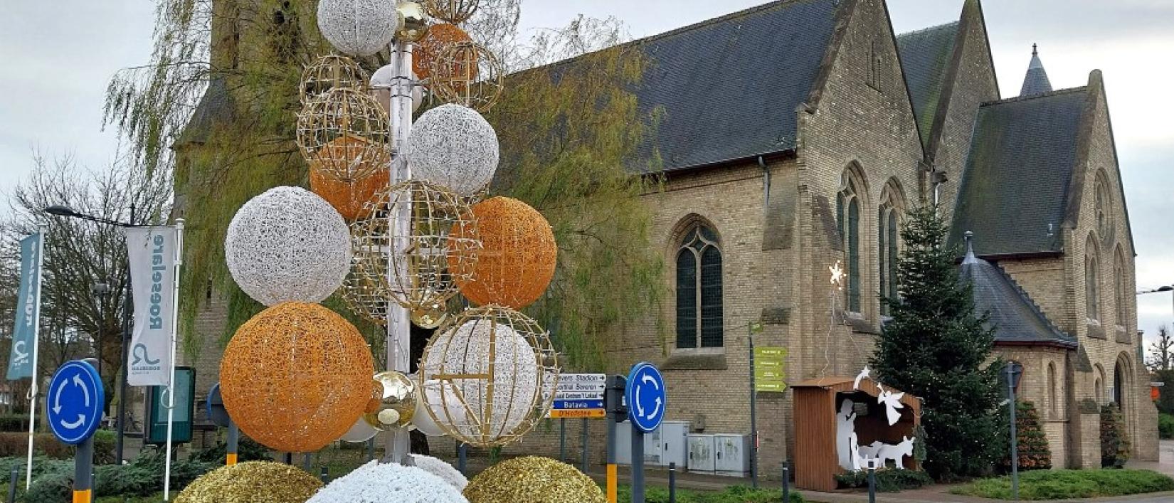 Kerstversiering in Beveren
