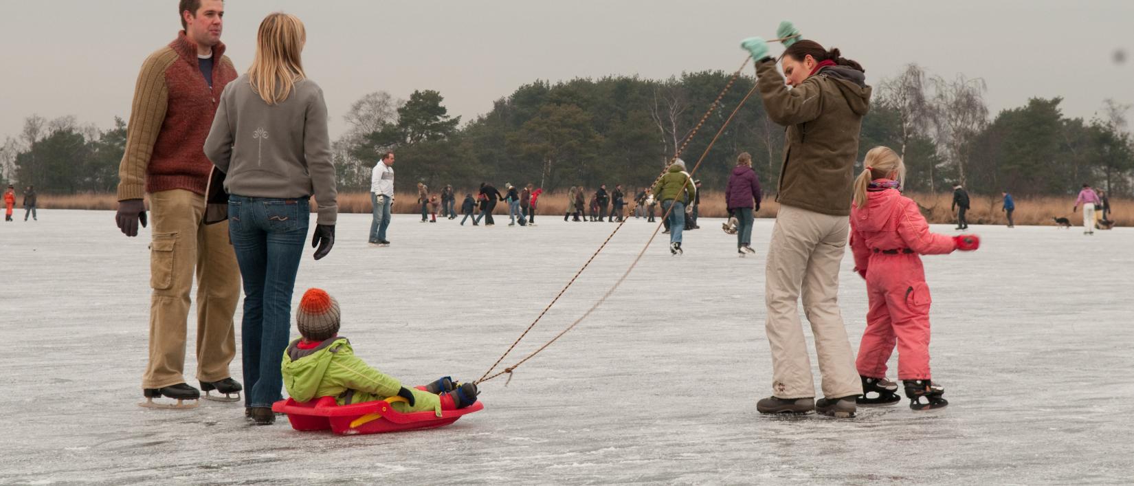 Schaatsen op Kalmthoutse heide