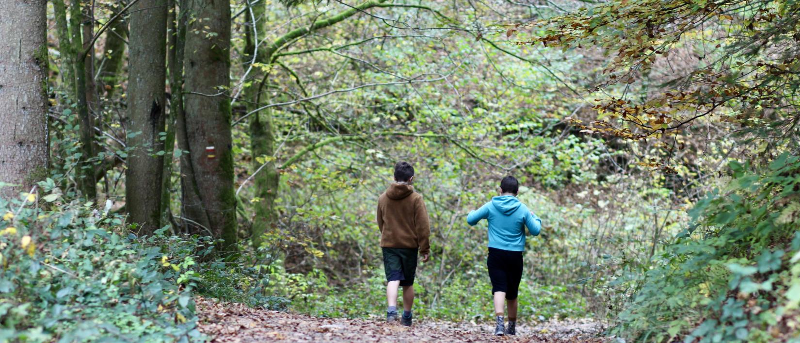 wandelen met kinderen
