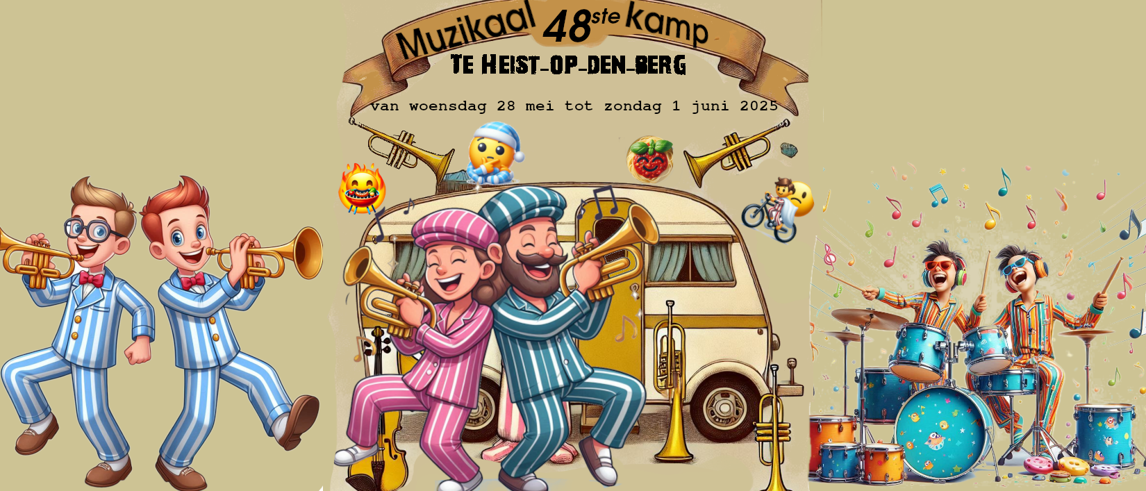 affiche 48ste muzikaal kamp