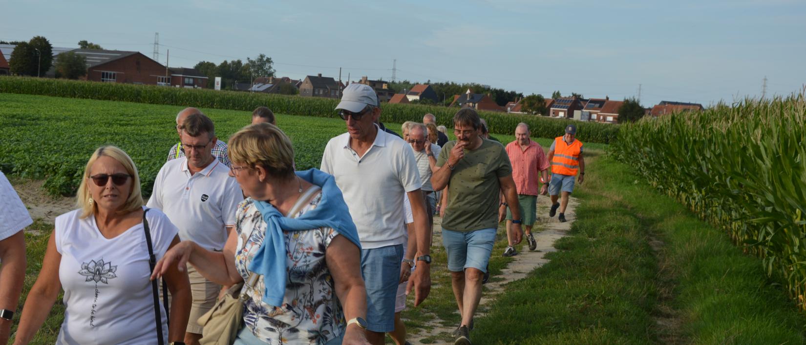 genieten van de trage wegen in Lendelede