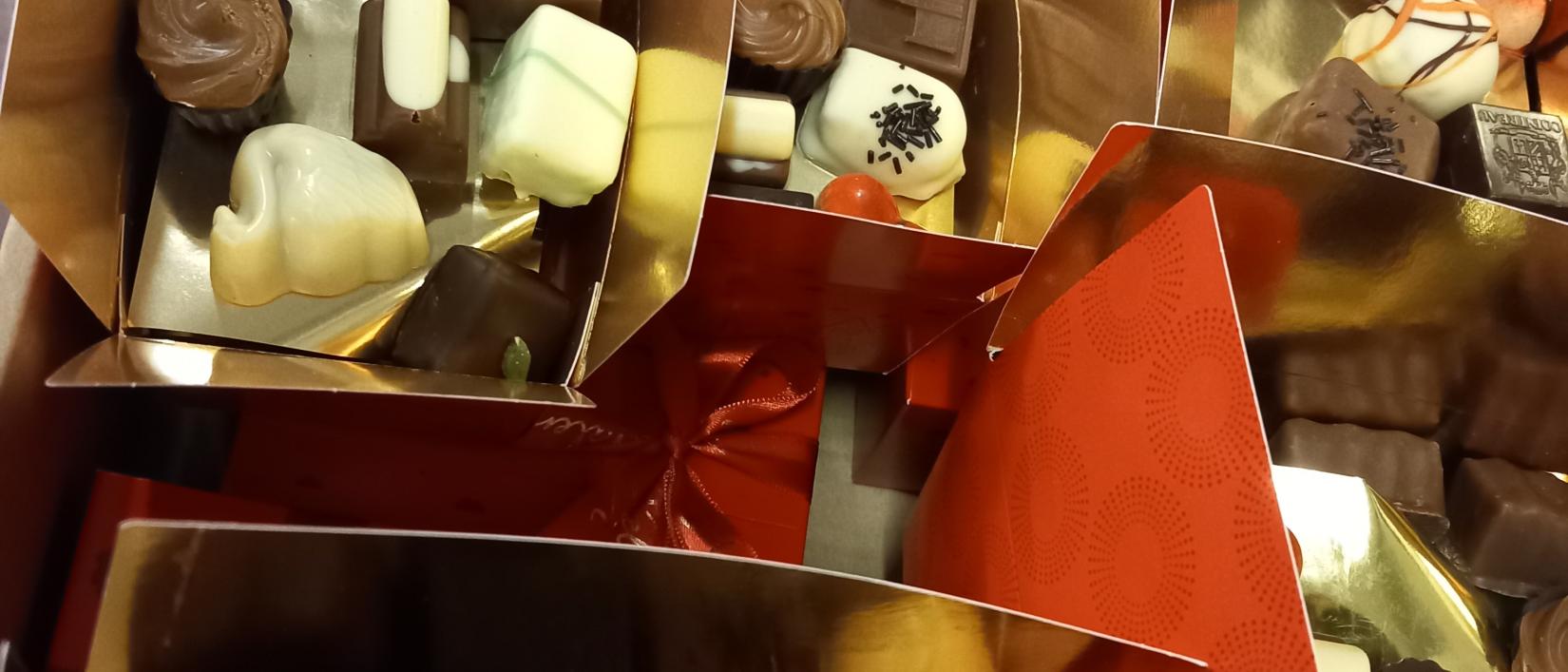 Pralines van Chocolatier Valentino