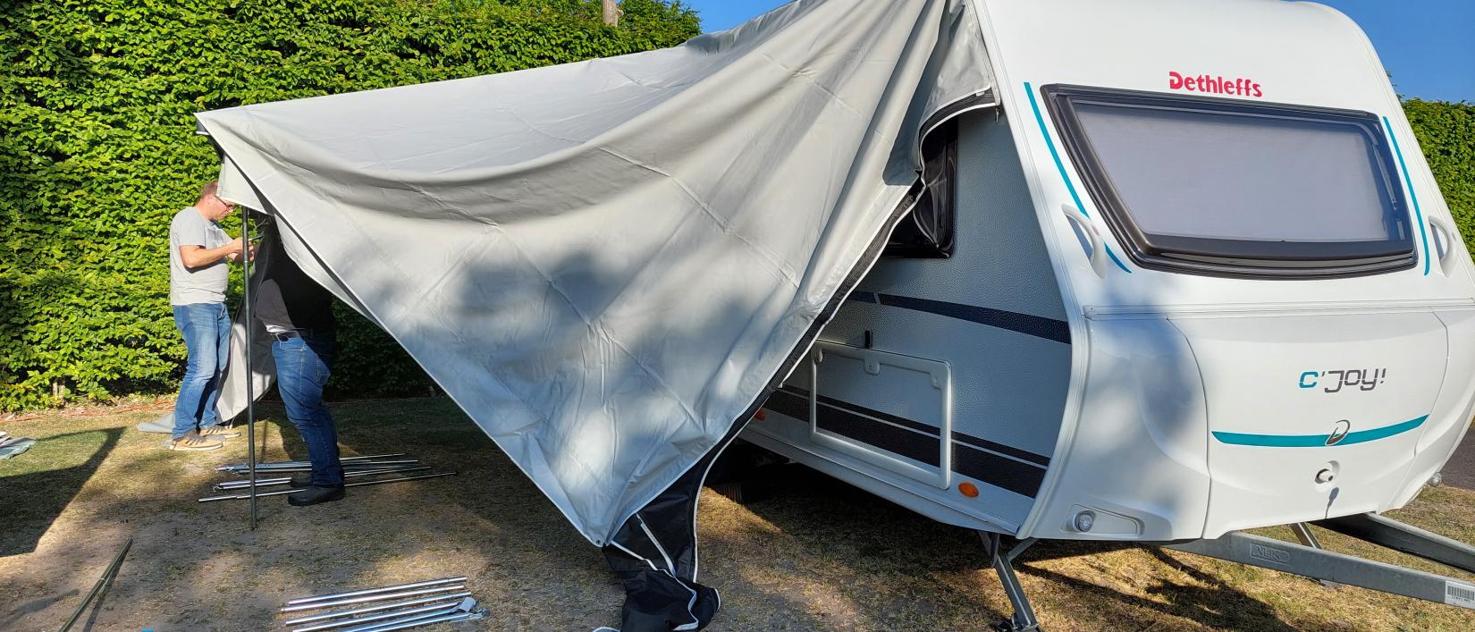 Tent opzetten