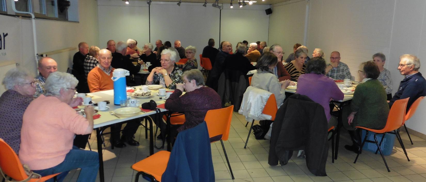 Stappen en nadien gezellig tafelen.