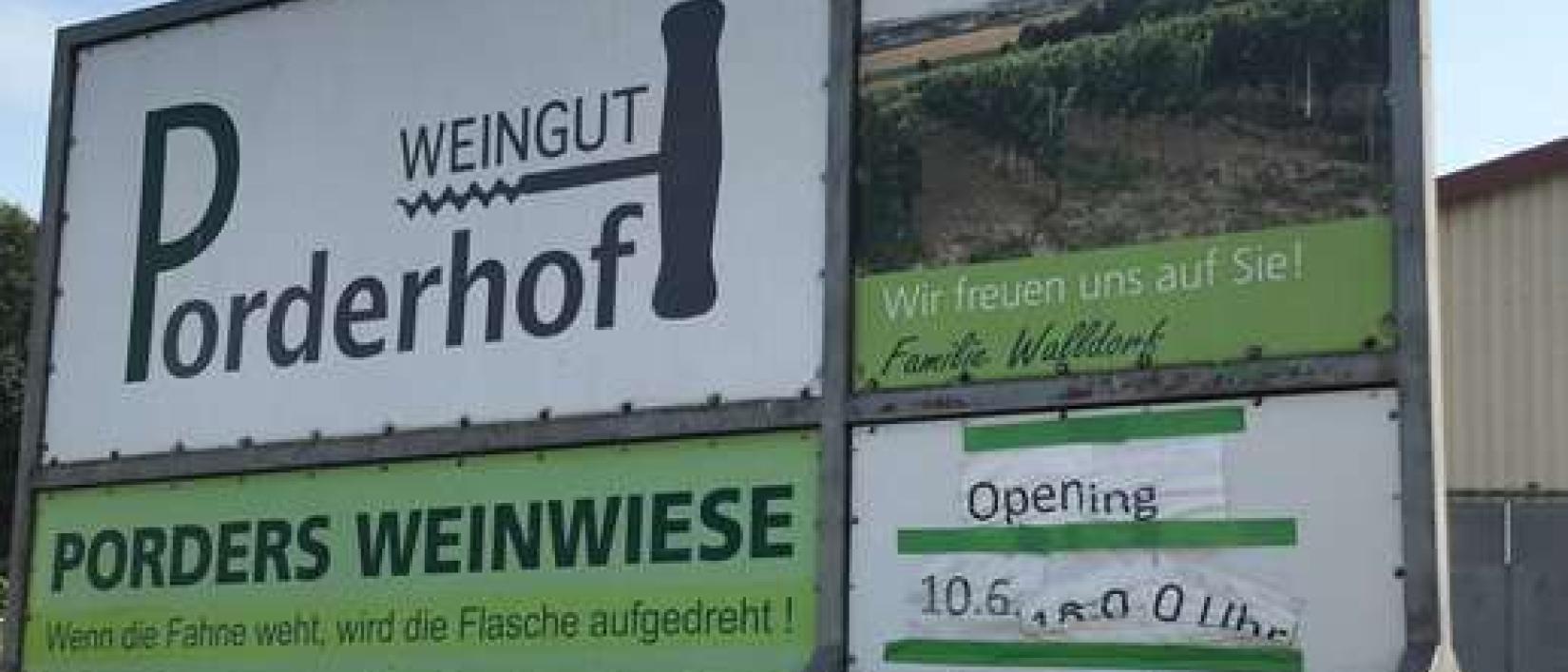 Hoofdfoto Weingut Porderhof