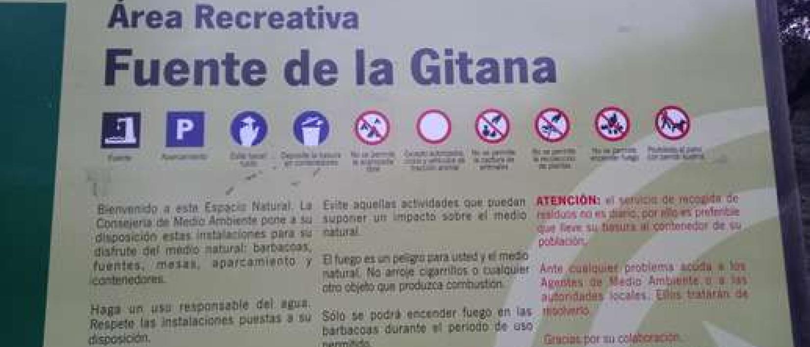 Hoofdfoto Parking Zone Recreativa Fuente de la Gitana