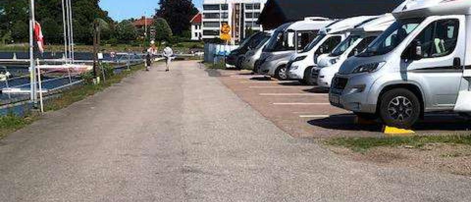 Hoofdfoto Husbilparkering Sanden