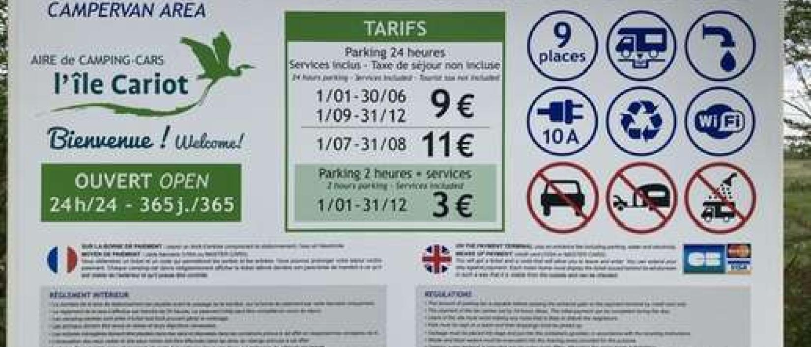 Hoofdfoto Aire de camping-cars l’île Cariot