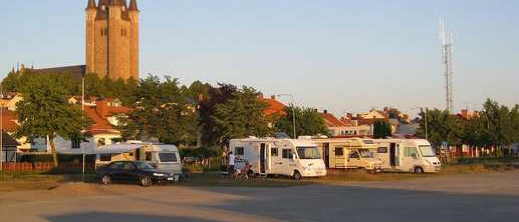 Hoofdfoto Ställplats Hamnmagasinet i Mariestad
