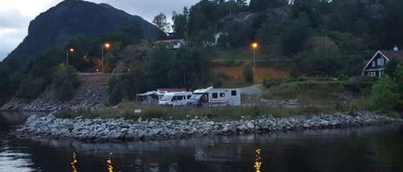 Hoofdfoto Erfjord bobilparkering i Hålandsosen