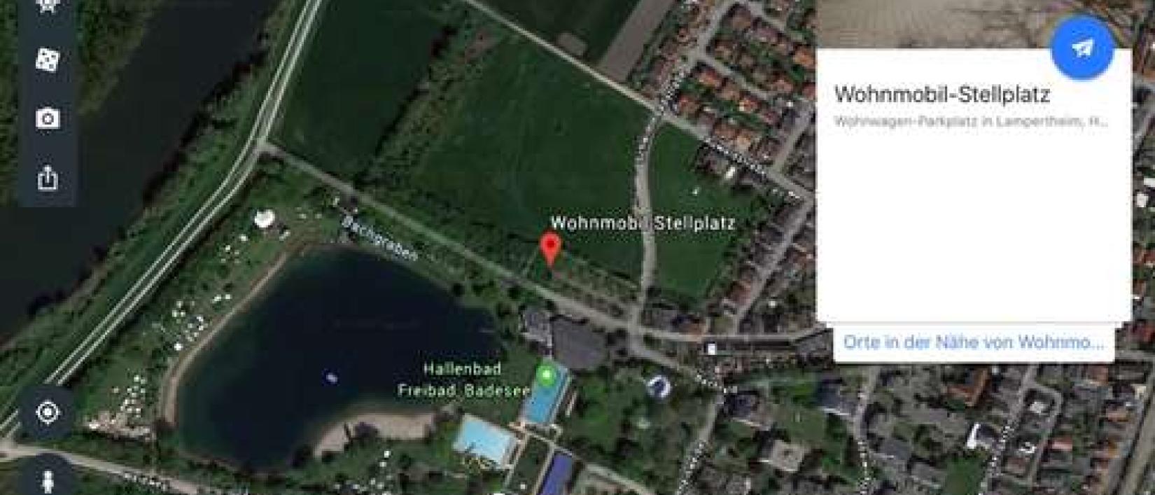 Hoofdfoto Stellplatz "An den Biedensand Bädern"