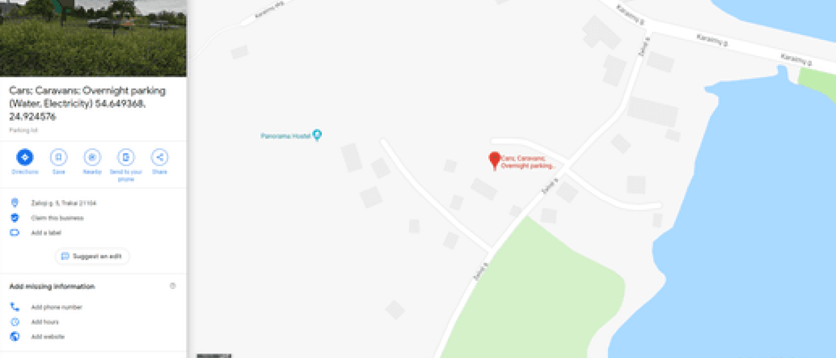 Hoofdfoto Parking Žalioji 5
