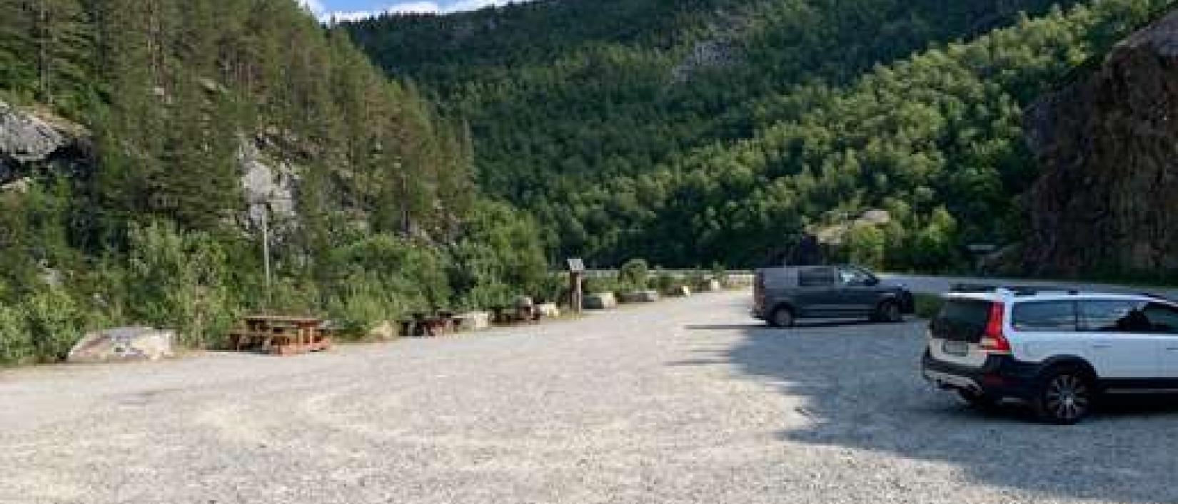 Hoofdfoto Hivjufossen Parking