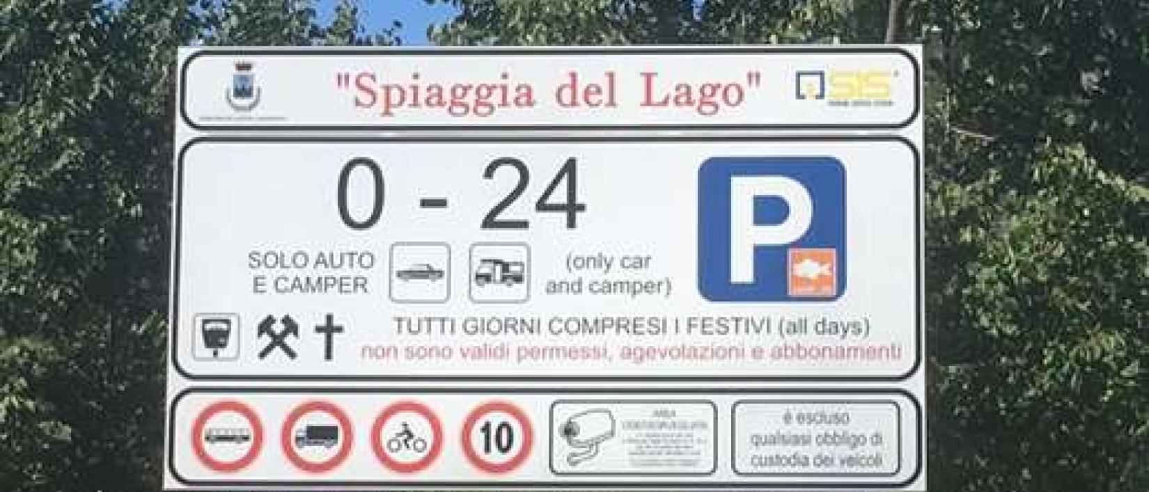 Hoofdfoto Parking Spiaggia del Lago