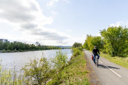 Fietsen Praag