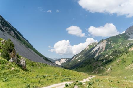 mountainbike in de Alpen