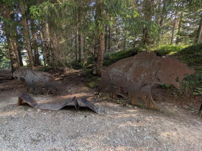 Bletterbach was het voormalige territorium van holenberen en sabeltandkatten