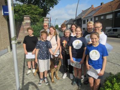 Samen met familie zoeken in zoektocht 2024