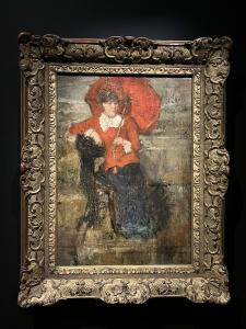 Ensor : De dame met de rode parasol