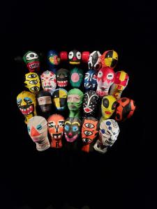 Compositie van Walter van Beirendonck - maskers