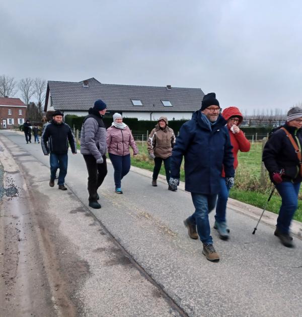 sfeerbeeld van onze nieuwjaarswandeling van 2024