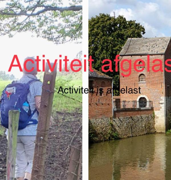 Activiteit geannuleerd 