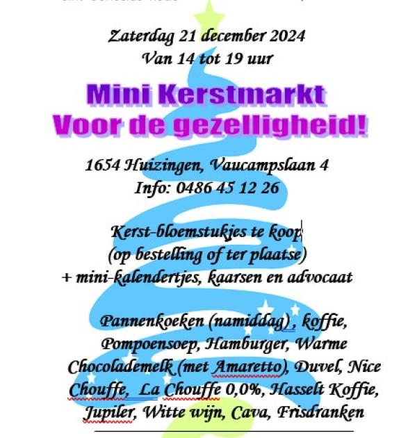 Uitnodiging Kerstmarkt 2024