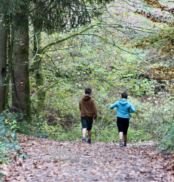 wandelen met kinderen