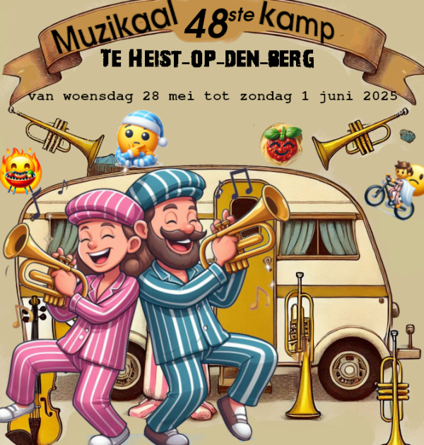 affiche 48ste muzikaal kamp