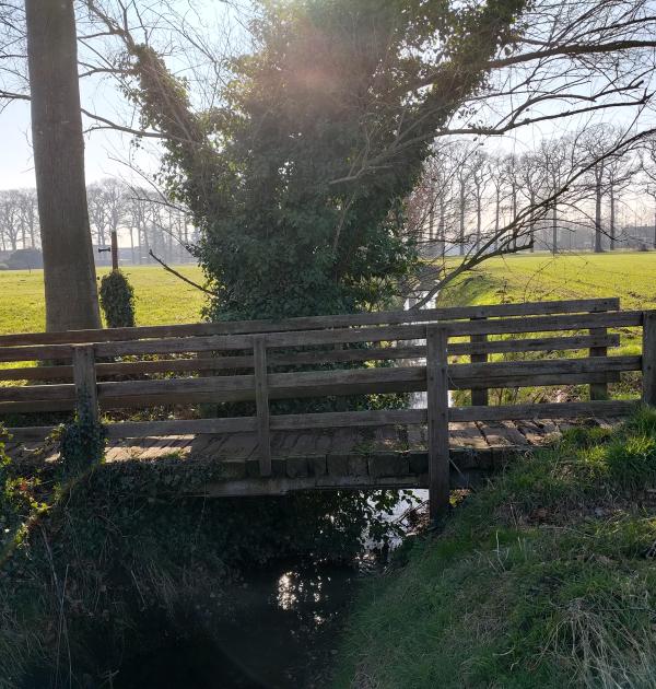 Brug op trage weg