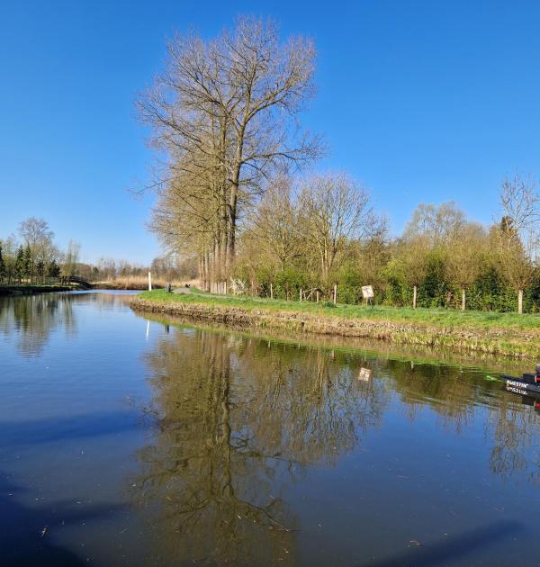 De Moervaart ter hoogte van Sinaaibrug