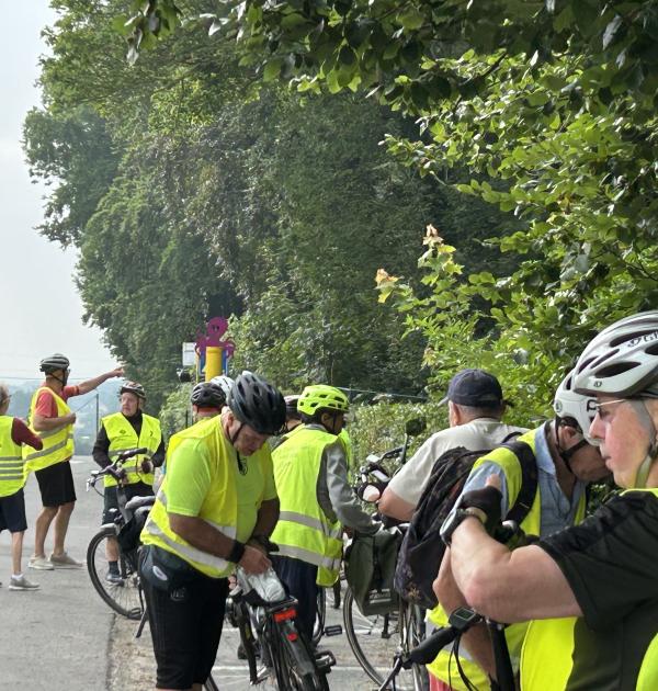 Pasar Liedekerke op fietstocht 