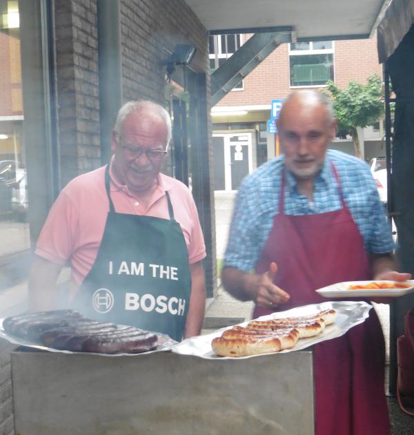 De barbecue is klaar