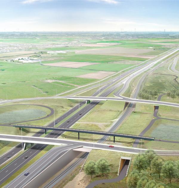 Nieuwe fietsinfrastructuur in Wippelgem