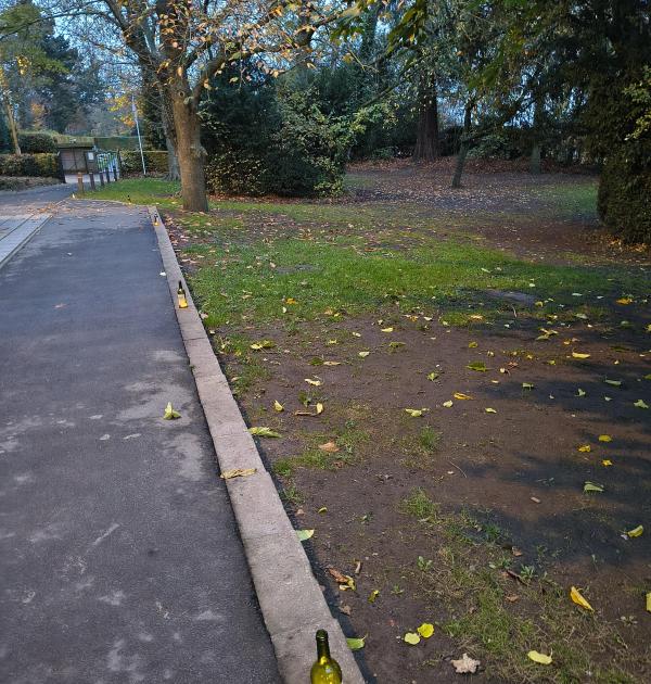 kaarslichtjes wijzen de weg