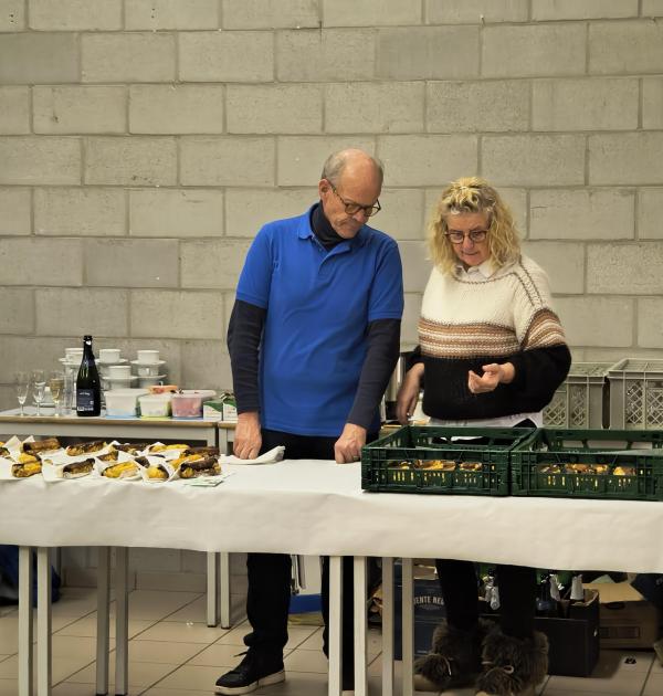 Een eclair na de wandeling