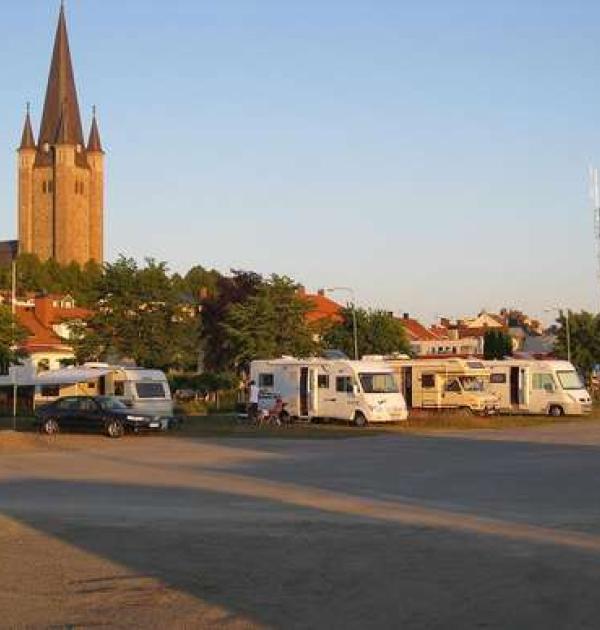 Hoofdfoto Ställplats Hamnmagasinet i Mariestad