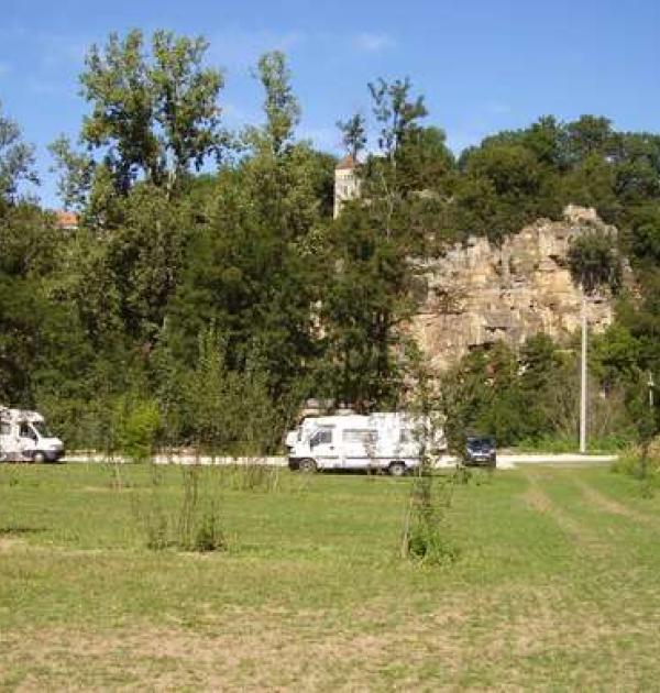 Hoofdfoto Aire de Camping-Car - St. Cirq Lapopie