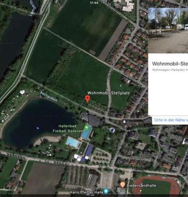 Hoofdfoto Stellplatz "An den Biedensand Bädern"