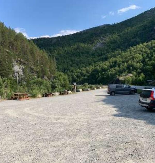 Hoofdfoto Hivjufossen Parking